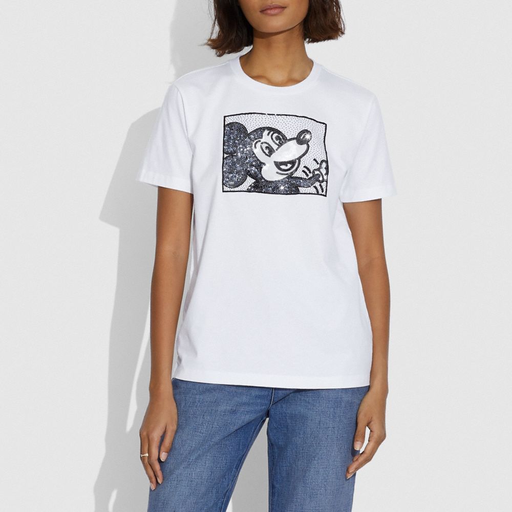 COACH® | Disney Mickey Mouse X Keith Haring T Shirt