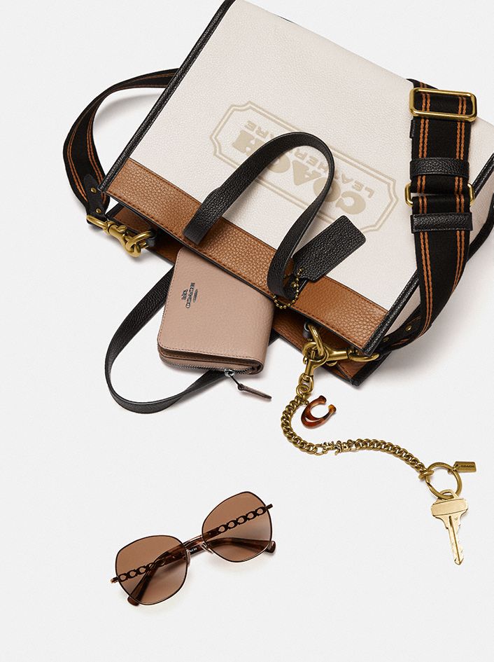 公式】COACH – コーチ | フィールド トート 30 カラーブロック ウィズ