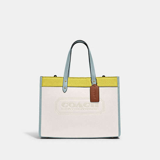 COACH® | Field Tote 30 In Colorblock With Coach Badge