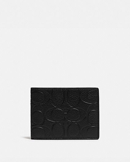 Slim Billfold Wallet In Signature Leather | COACH®