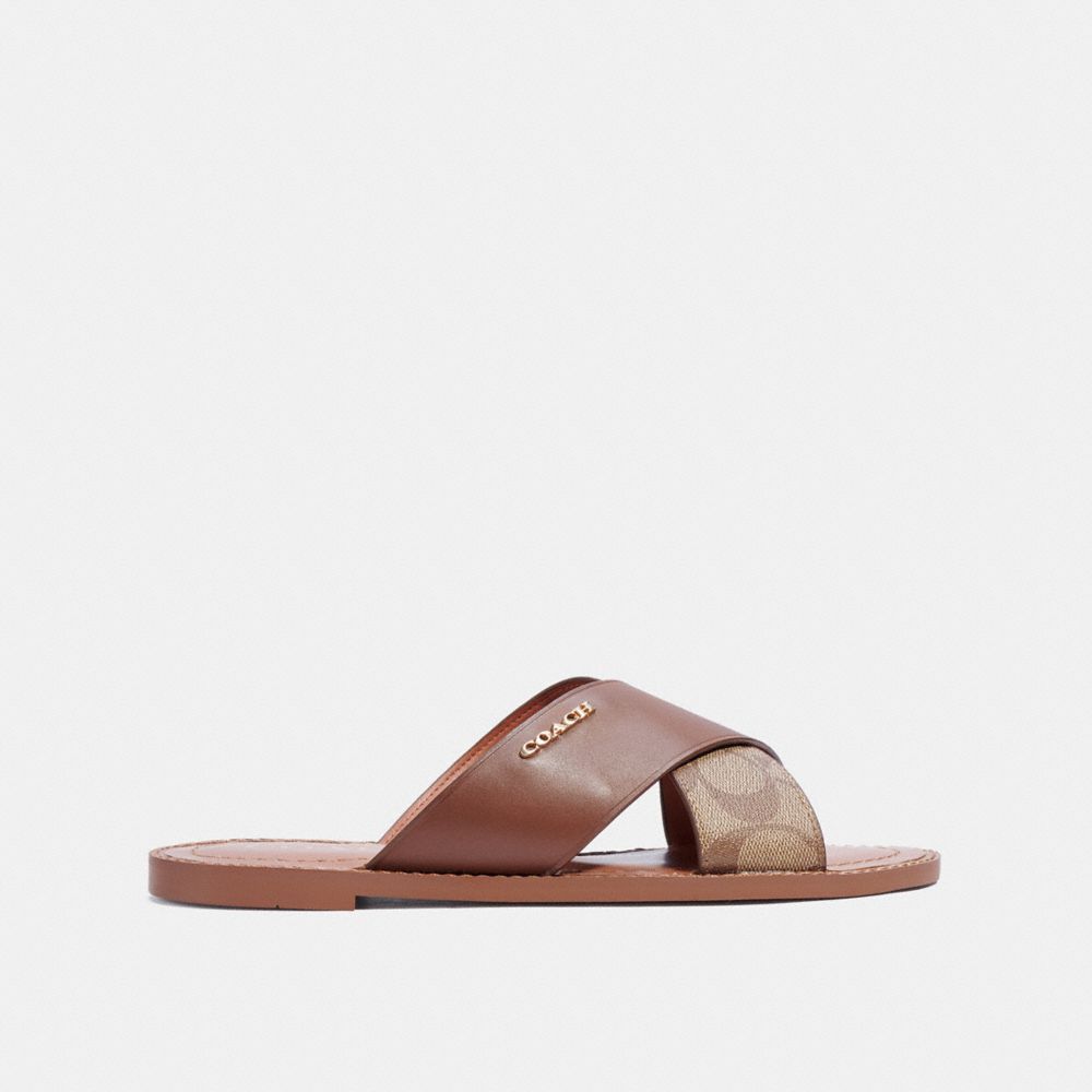 COACH® Outlet | Hilda Sandal In Signature Canvas