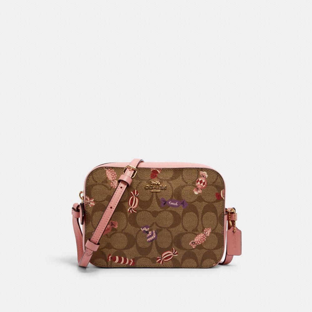 COACH® Outlet Mini Camera Bag In Signature Canvas With Candy Print