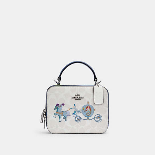 COACH® Outlet | Disney X Coach Box Crossbody In Signature Canvas With  Cinderella