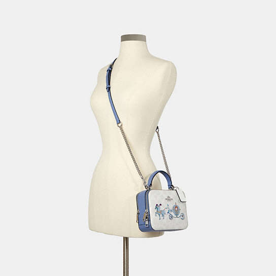 COACH® Outlet | Disney X Coach Box Crossbody In Signature Canvas With  Cinderella