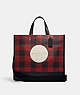 COACH® Outlet | Dempsey Tote 40 With Buffalo Plaid Print And Coach 