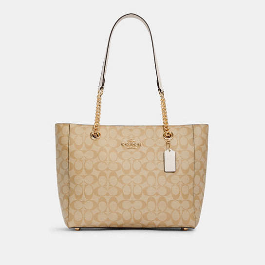 COACH® Outlet | Marlie Tote In Signature Canvas
