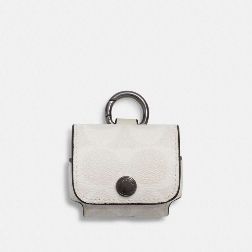 COACH® Outlet | Wireless Earbud Case In Signature Canvas