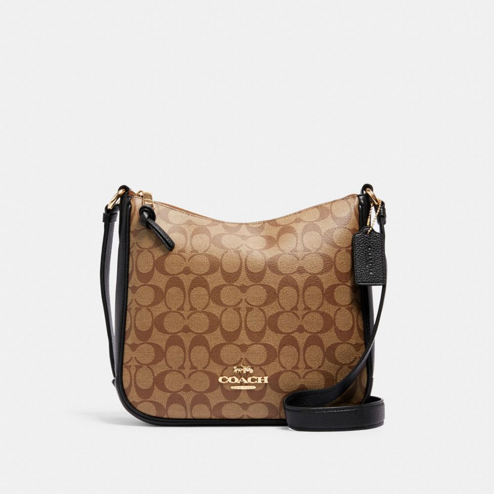 COACH® Outlet | Ellie File Bag In Signature Canvas