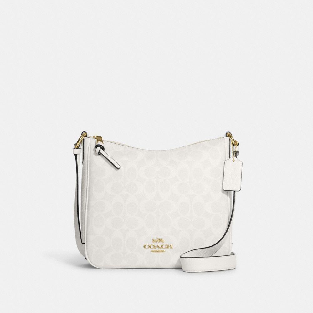 COACH® Outlet | Ellie File Bag In Signature Canvas