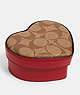 COACH® Outlet | Heart Trinket Box In Signature Canvas
