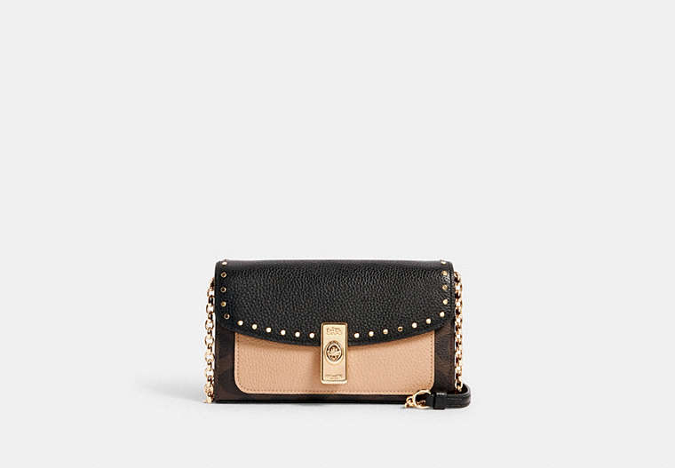 COACH OUTLET® | Lane Crossbody In Signature Canvas With Rivets