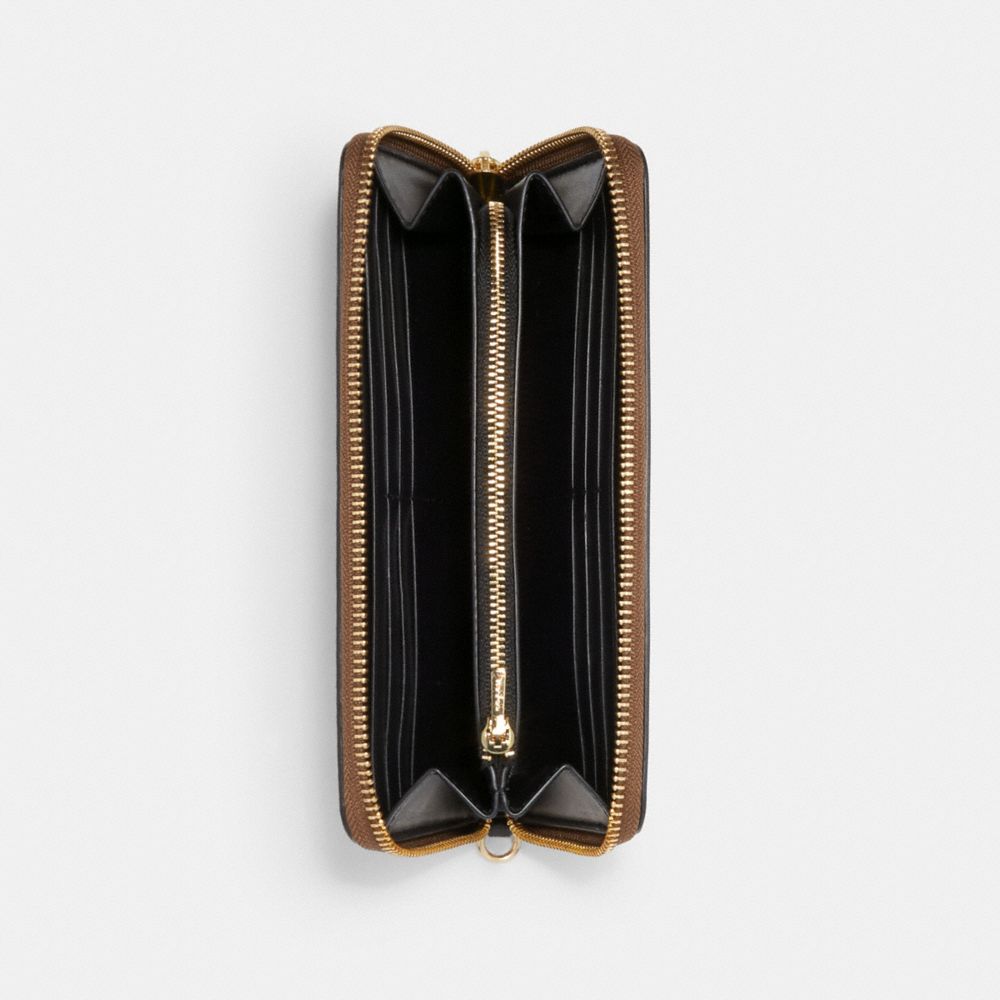 COACH® Outlet Accordion Zip Wallet With Wristlet Strap In Colorblock