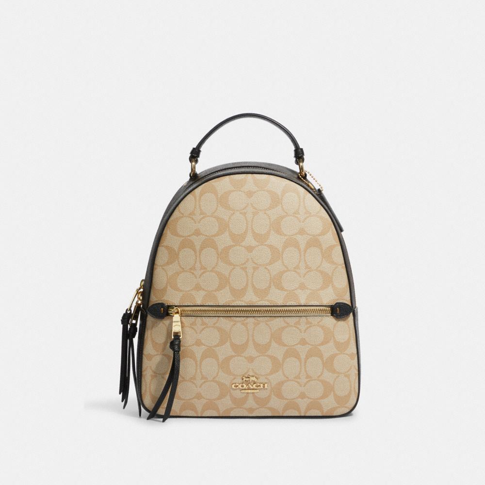 Jordyn Backpack In Blocked Signature Canvas