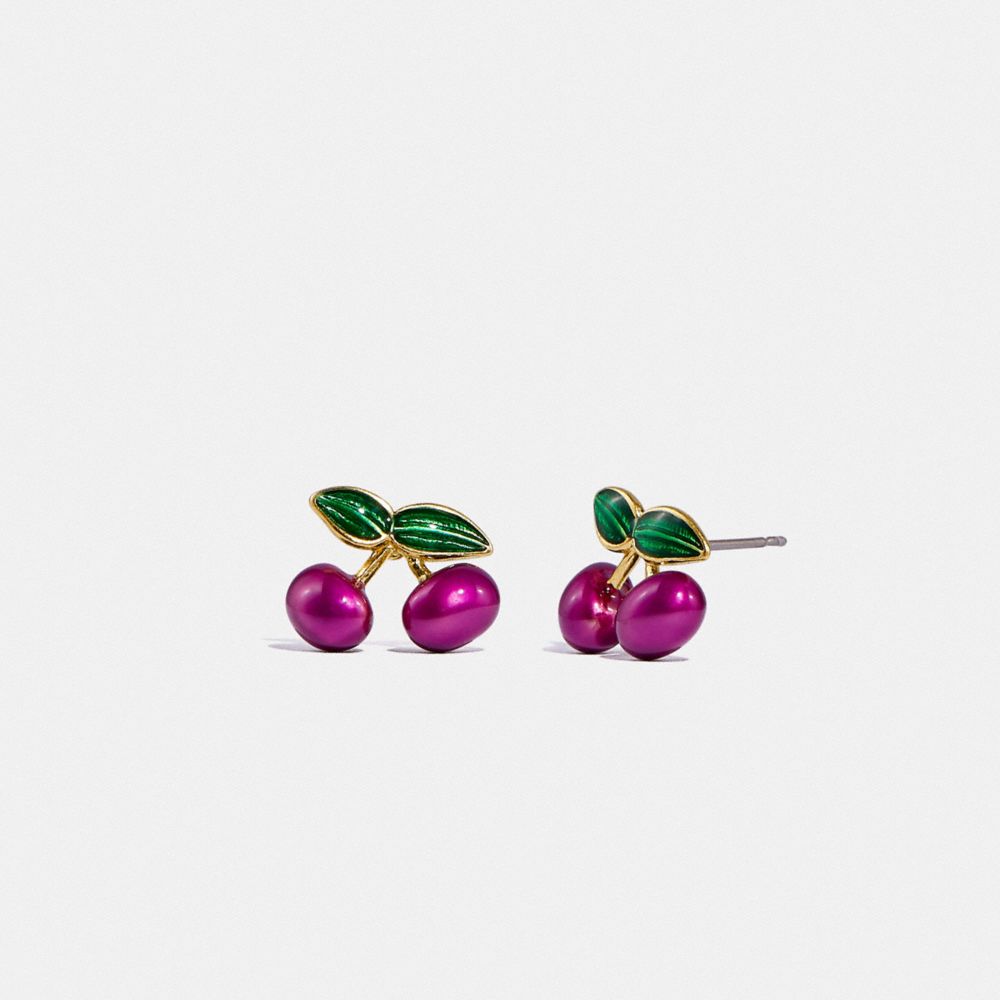 COACH® Cherry Stud Earrings