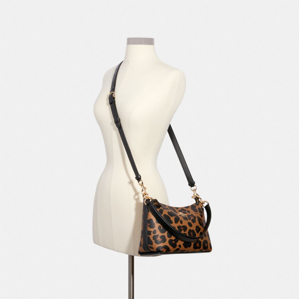 COACH® Outlet | Lewis Shoulder Bag With Leopard Print