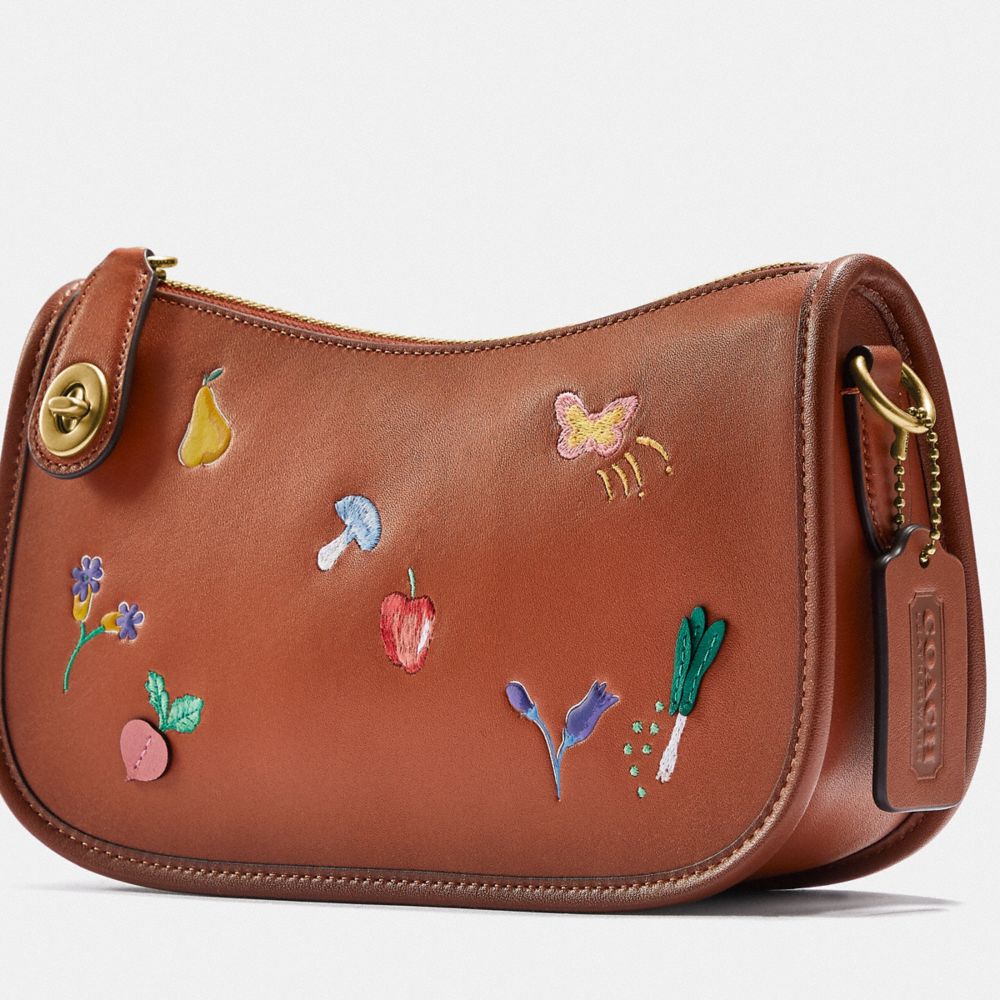 coach embroidered bag