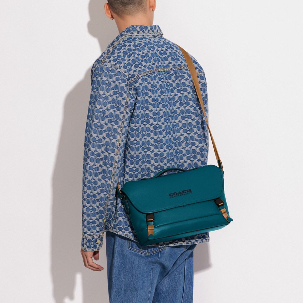 受賞店 極美品 レア✨コーチ ショルダーバッグ リーグ バイクバッグ