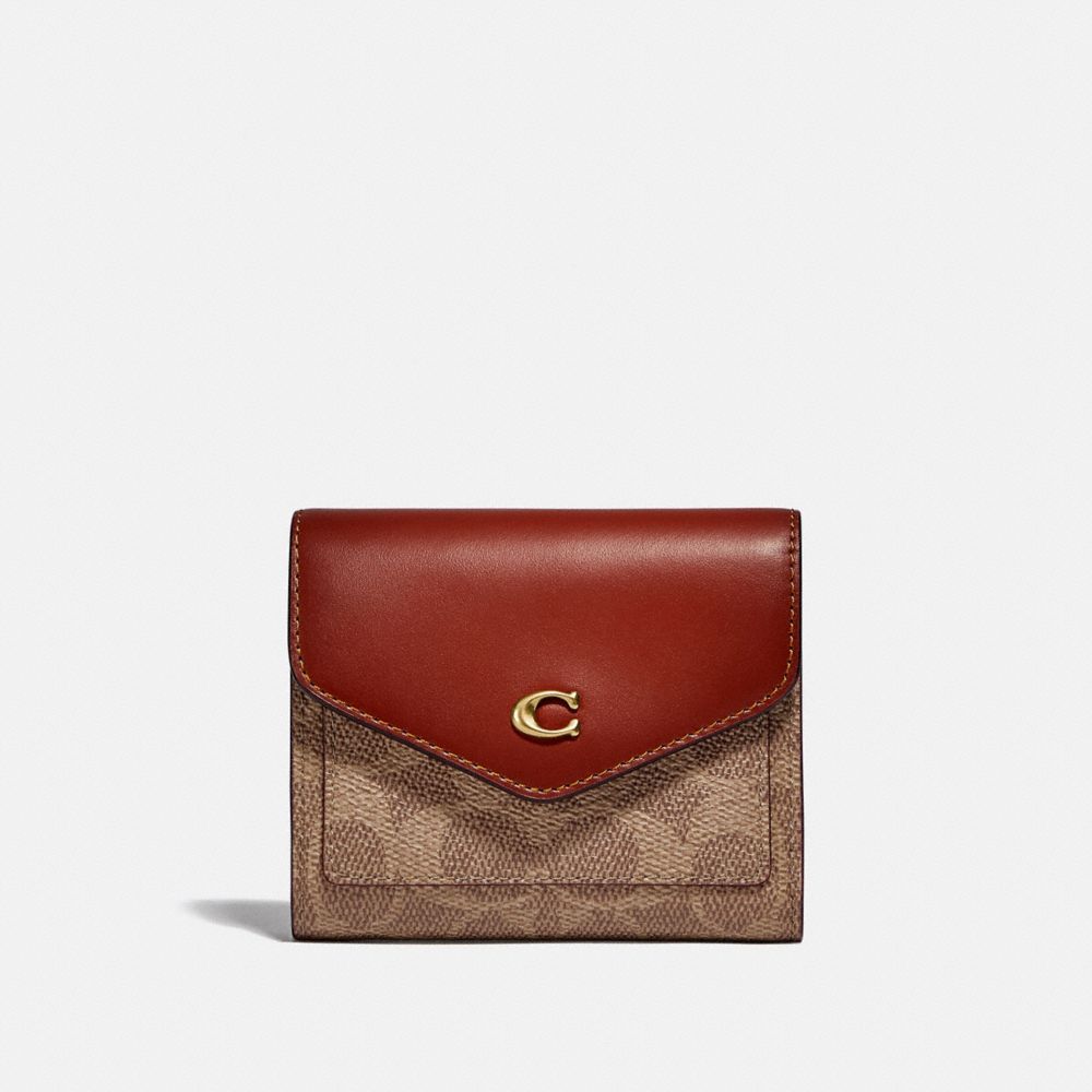 COACH®: Wyn Small Wallet In Colorblock Signature Canvas