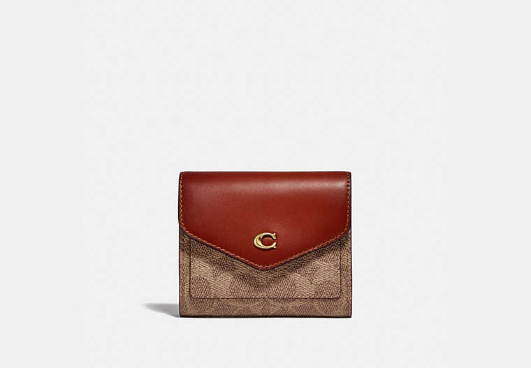 COACH®: Wyn Small Wallet In Colorblock Signature Canvas