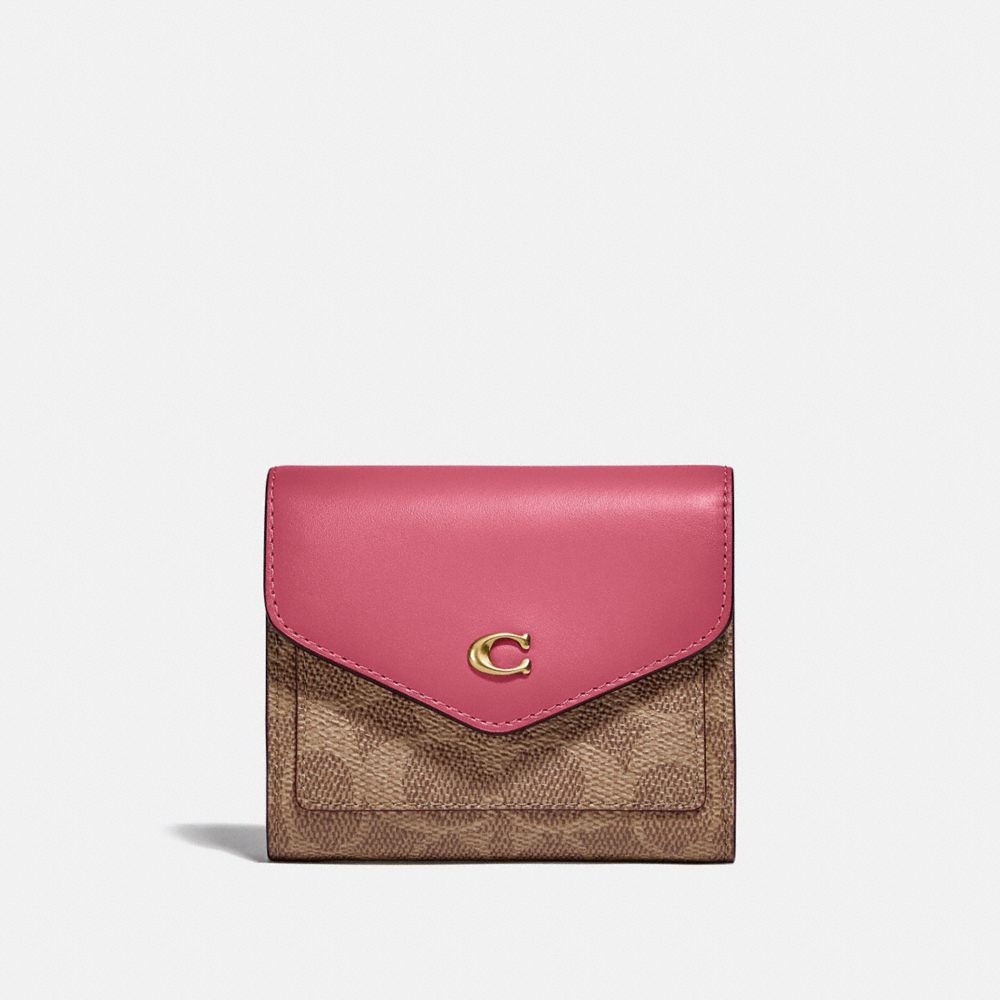COACH® | Wyn Small Wallet In Colorblock Signature Canvas