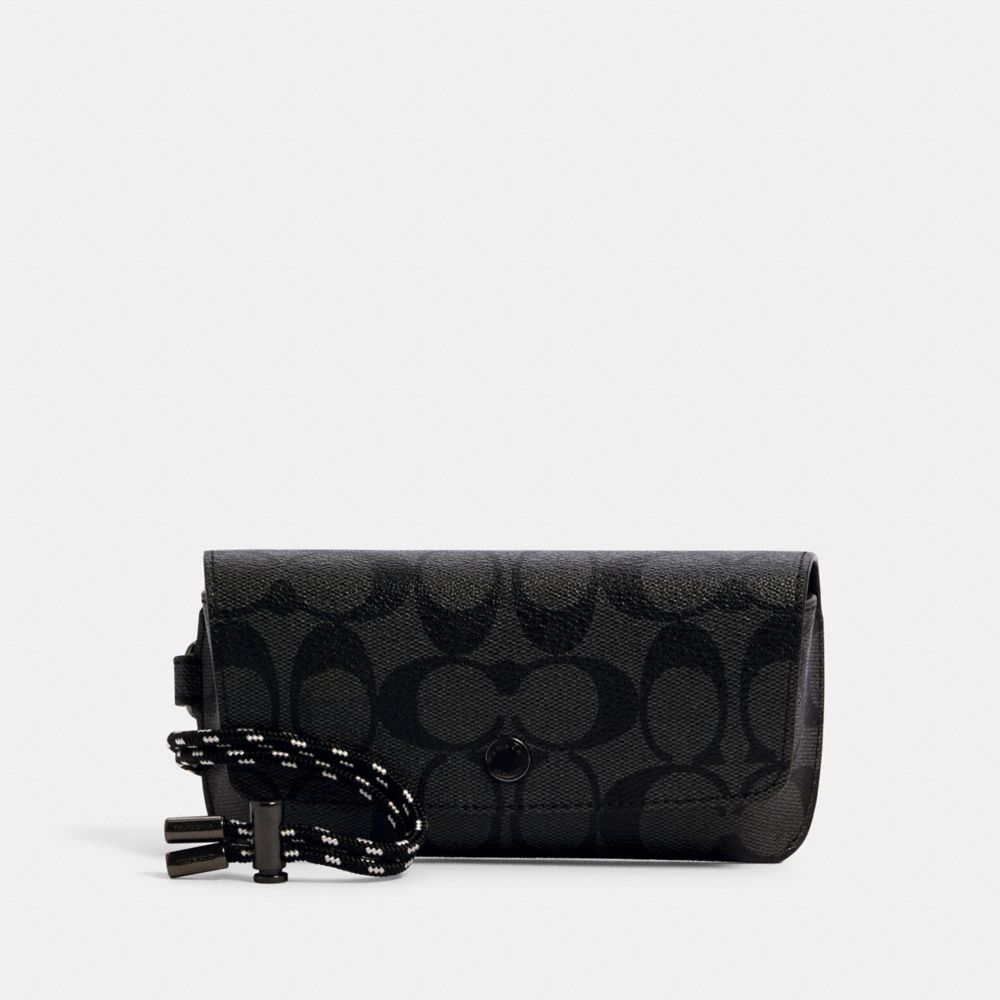 COACH® Outlet | Sunglass Case In Signature Canvas