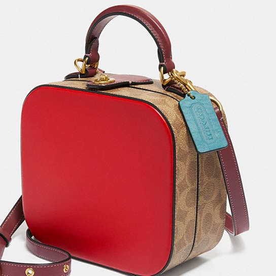 COACH® | Lunar New Year Square Bag In Signature Canvas