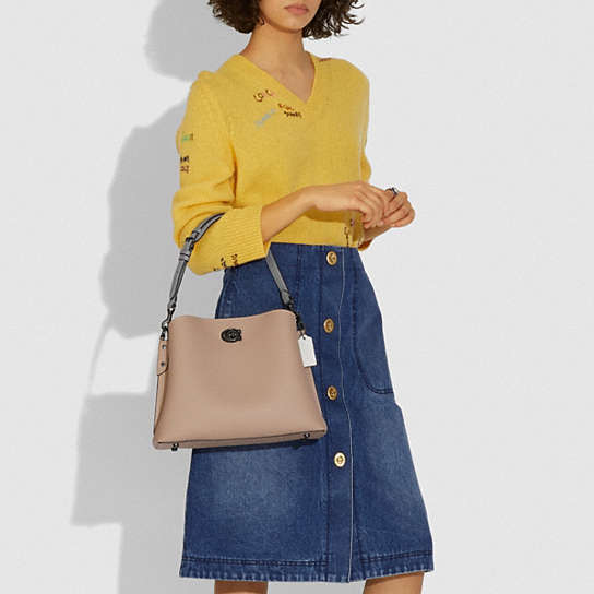 COACH® | Willow Shoulder Bag In Colorblock