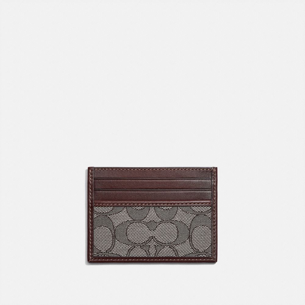 COACH® Card Case In Signature Jacquard