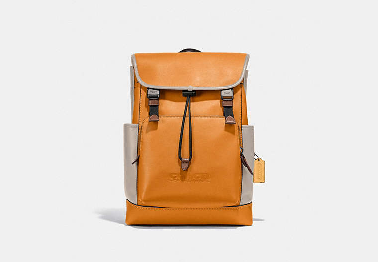 League Flap Backpack In Colorblock image number 0