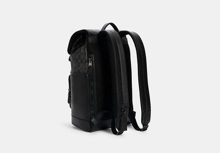COACH® Outlet | Track Backpack In Signature Canvas