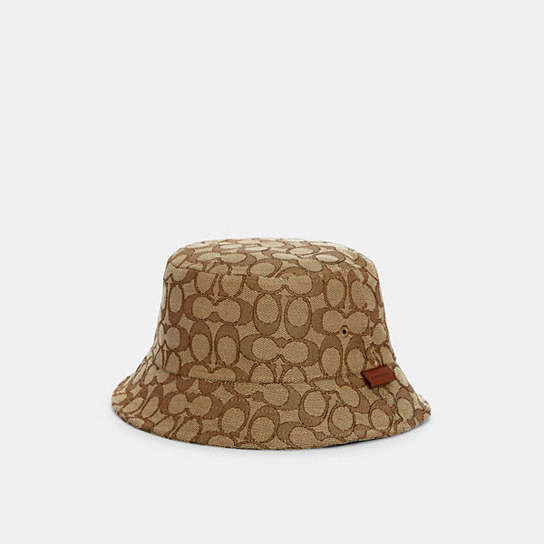 One night Sandals paint COACH® Outlet | Signature Bucket Hat