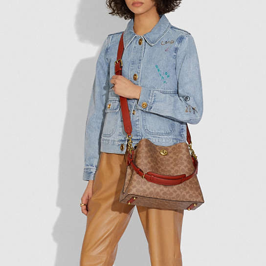 公式】COACH – コーチ | ウィロウ ショルダー バッグ シグネチャー 公式】COACH – コーチ | ウィロウ ショルダー バッグ シグネチャー