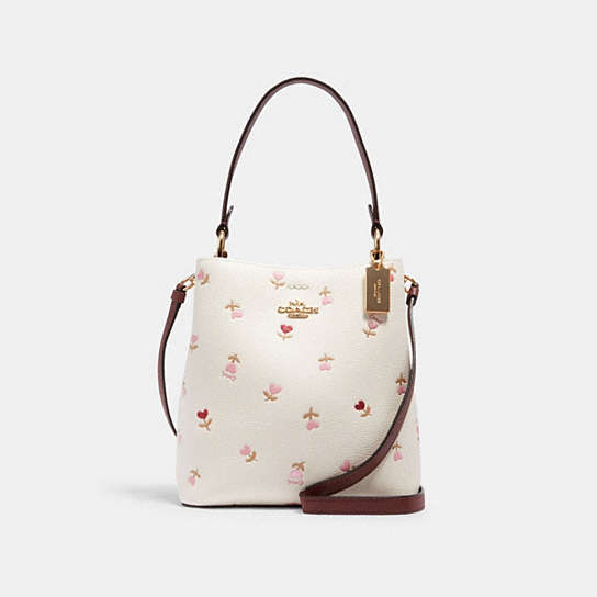 COACH® Outlet | Small Town Bucket Bag With Heart Floral Print COACH® Outlet | Small Town Bucket Bag With Heart Floral Print