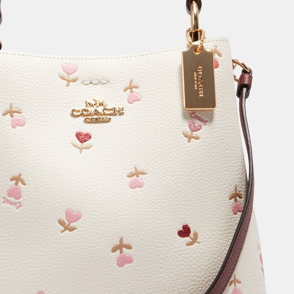 floral bag coach