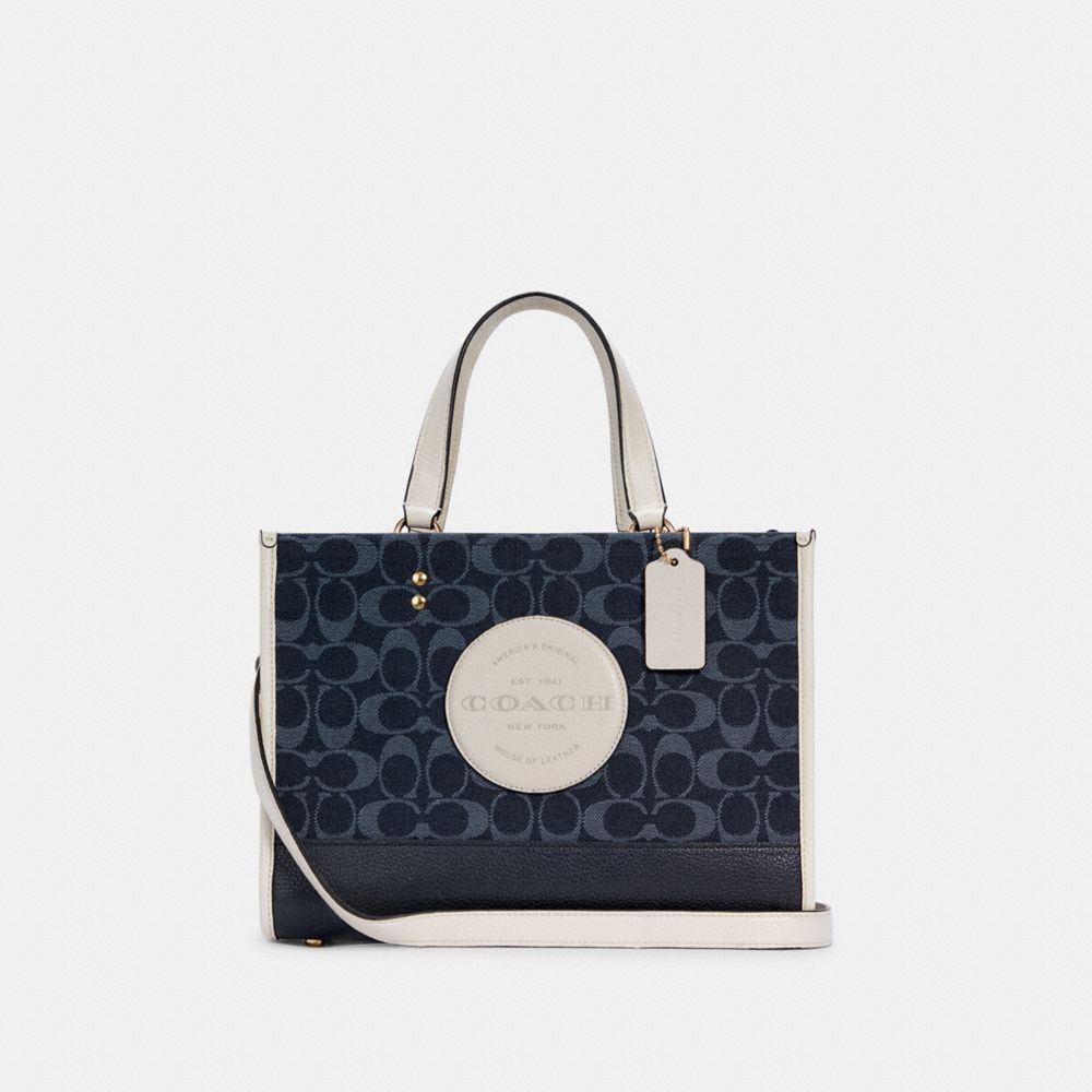 COACH® Outlet | Dempsey Carryall In Signature Jacquard With Patch