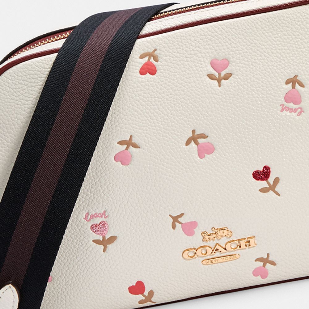 COACH® Outlet Jes Crossbody With Heart Floral Print