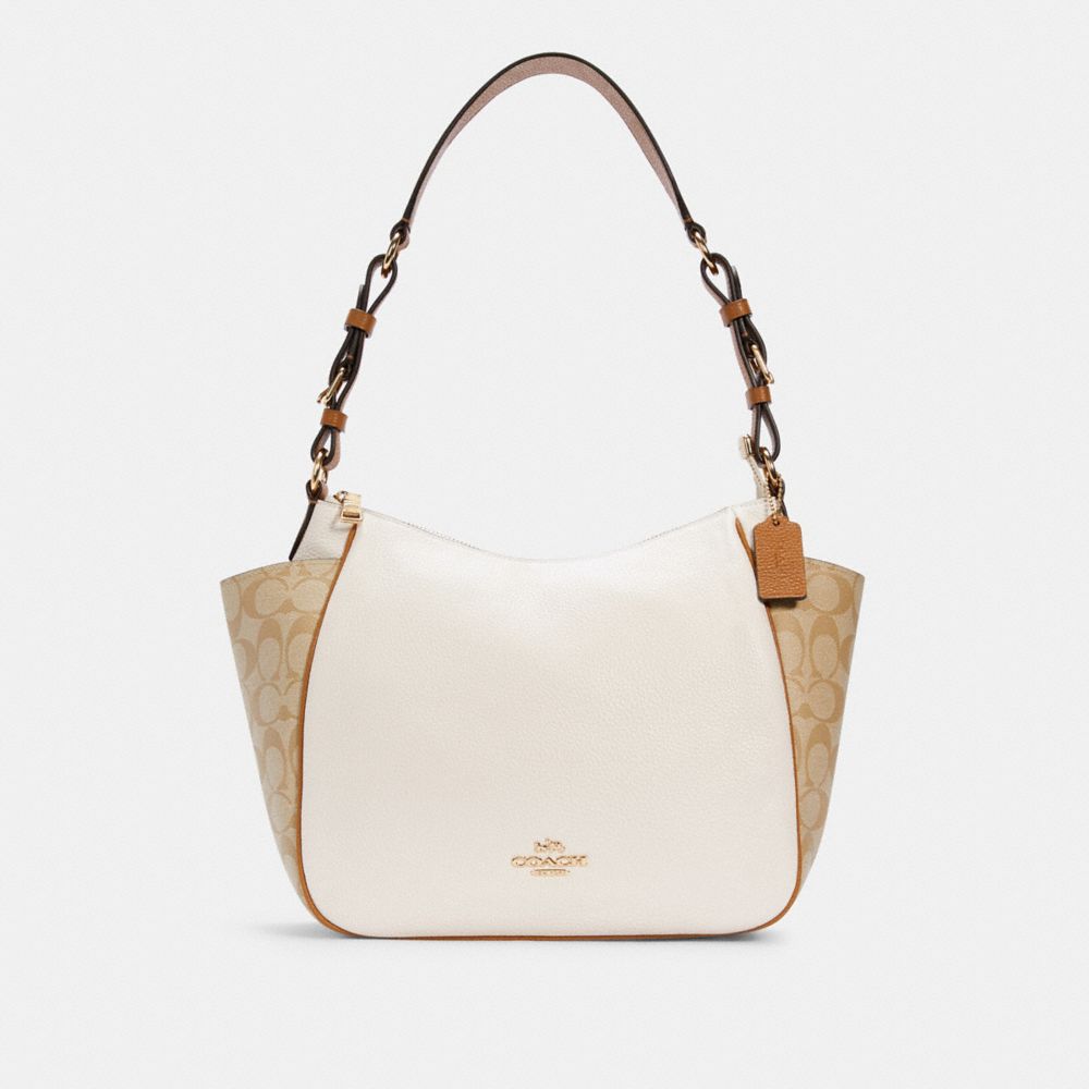 COACH® Outlet | Rori Shoulder Bag In Colorblock Signature Canvas