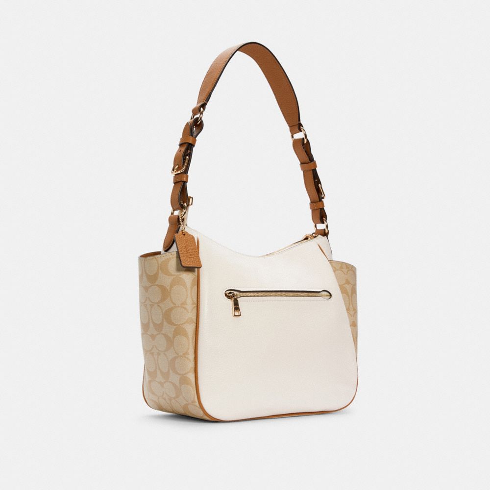 COACH® Outlet Rori Shoulder Bag In Colorblock Signature Canvas