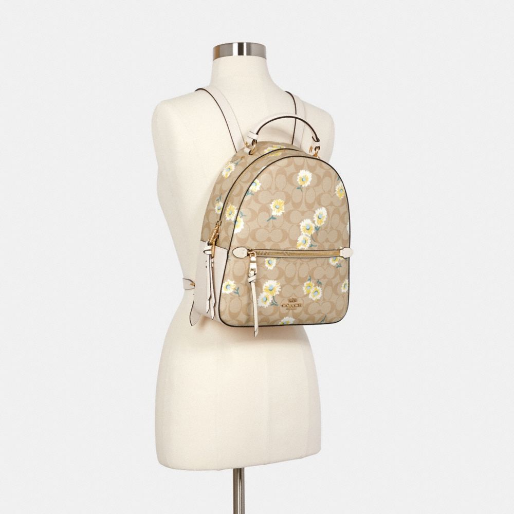 COACH® Outlet | Jordyn Backpack In Signature Canvas With Daisy Print