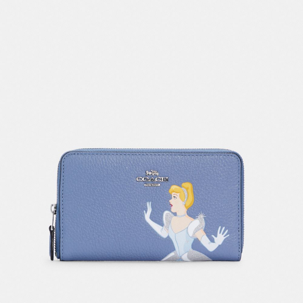 COACH® Outlet Disney X Coach Medium Id Zip Wallet With Cinderella