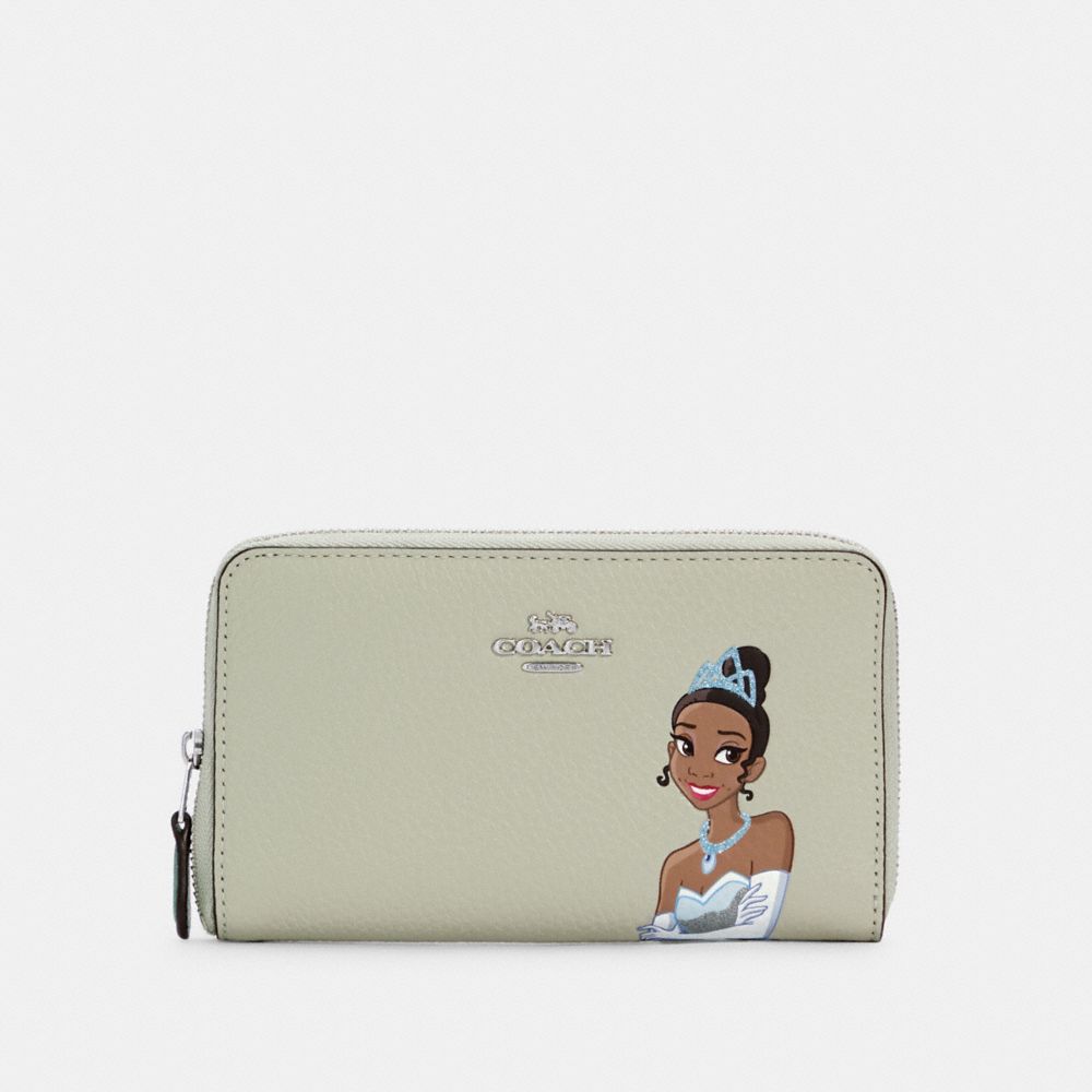 COACH® Outlet | Disney X Coach Medium Id Zip Wallet With Tiana