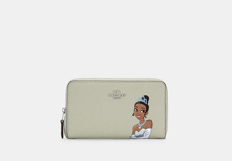 Disney X Coach Medium Id Zip Wallet With Tiana image number 0