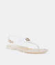 COACH®,NATALEE JELLY SANDAL,Rubber,Clear,Front View