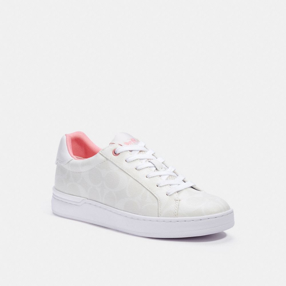 white sneakers coach