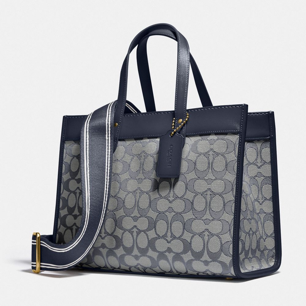 coach jacquard tote