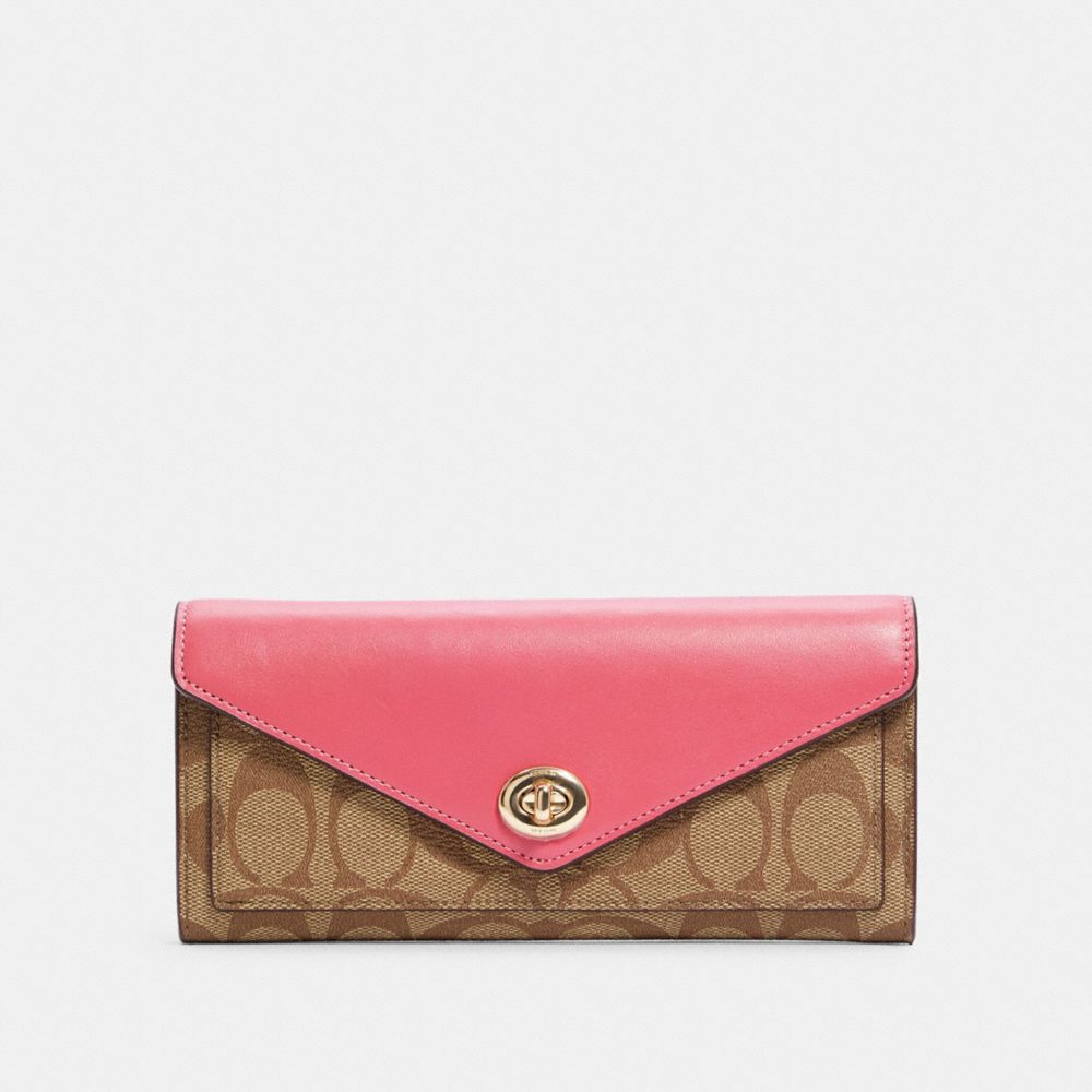 COACH® Outlet Envelope Wallet In Signature Canvas
