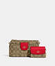 Poppy Crossbody With Card Case In Signature Canvas