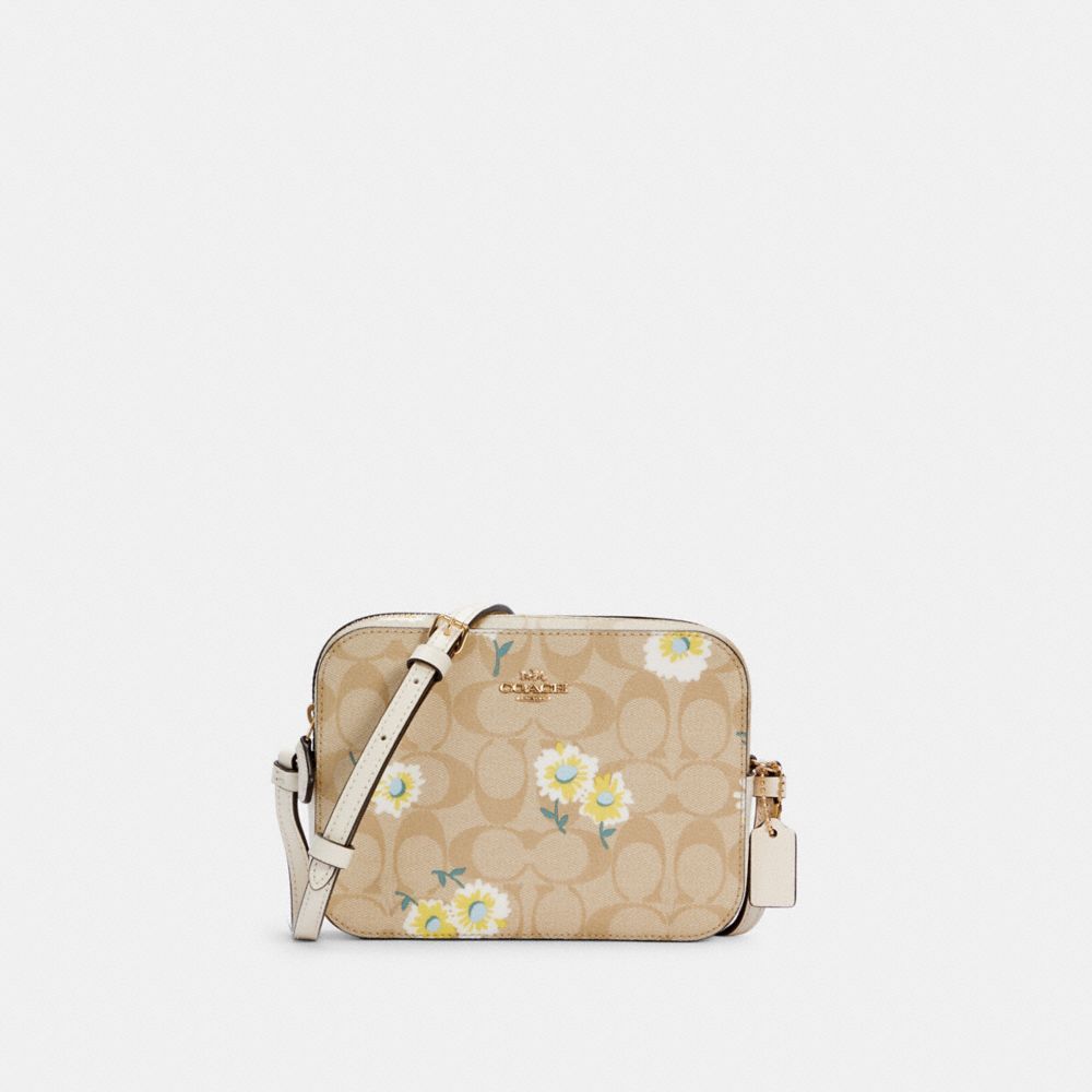 COACH® Outlet Mini Camera Bag In Signature Canvas With Daisy Print
