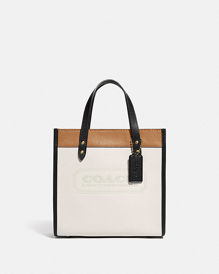 CoachField Tote 22 In Colorblock With Coach Badge