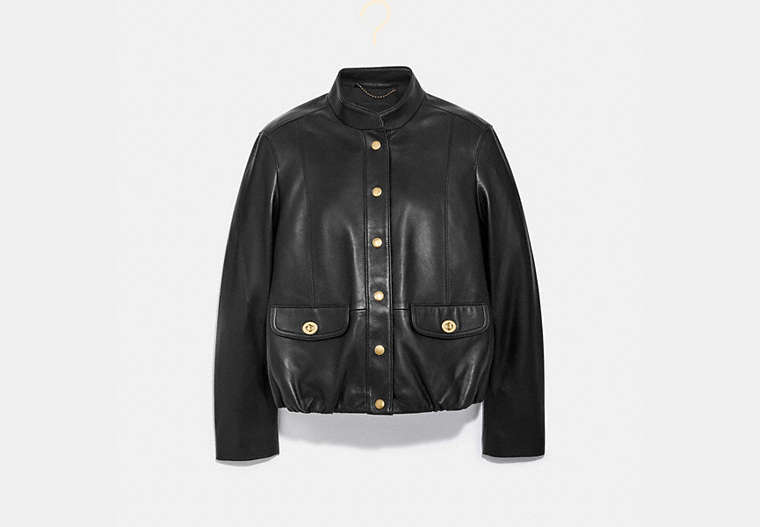 Lightweight Leather Jacket image number 0